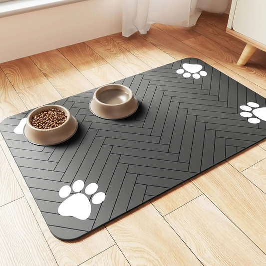 Waterproof Pet Feeding Mat — Non-Slip & Quick-Dry Floor Protection
