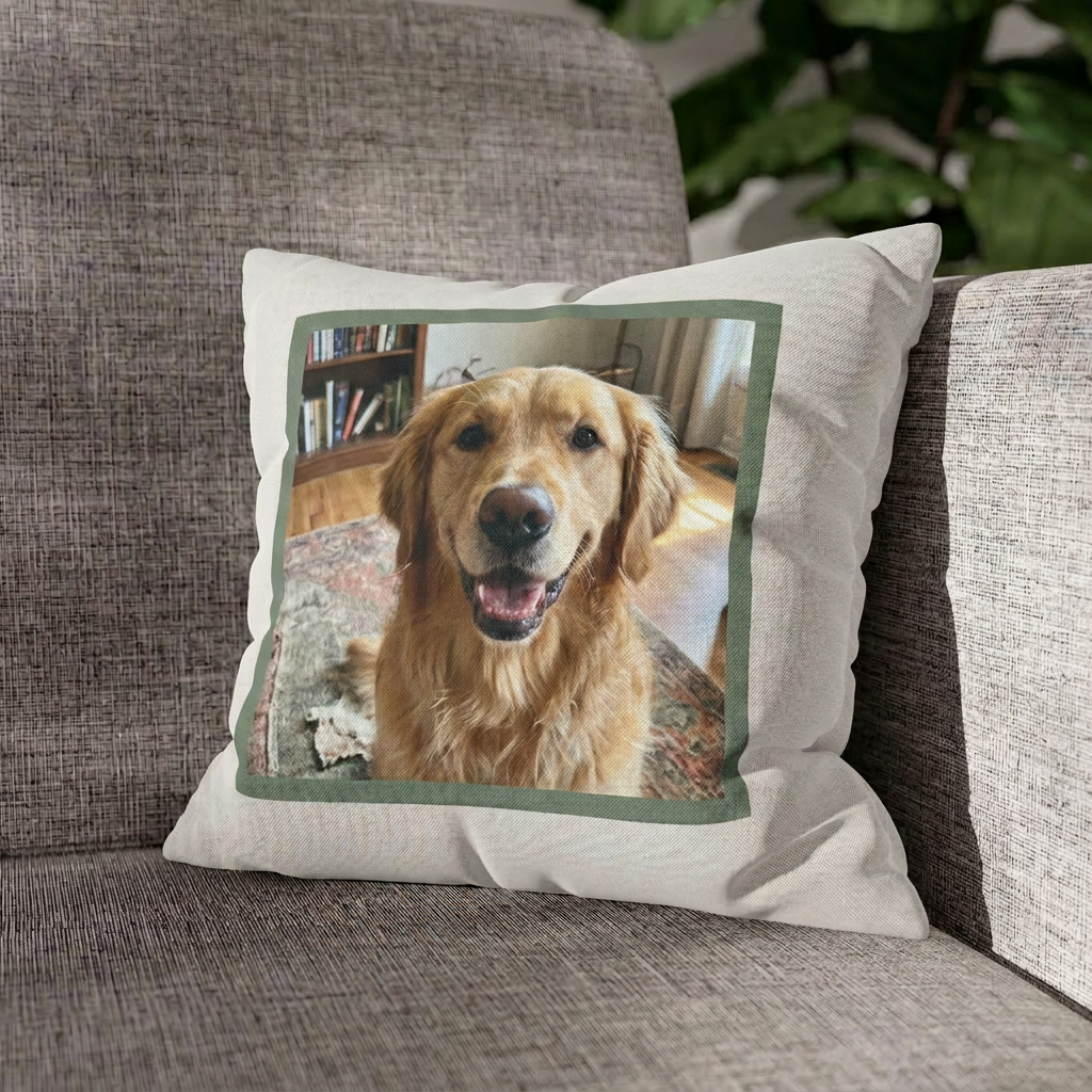 Custom Pet Photo Pillowcase (Cover Only)